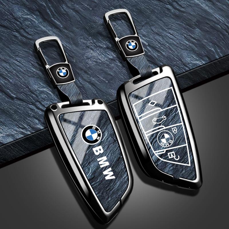 BBJX7 Zinc Alloy Car Key Case Cover Bag for BMW X1 X3 X4 X5 F15 X6 F16 G30 7 Series G11 F48 F39 520 525 F30 118i 218i 320i Accessories
