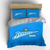 Blue Background, "Zenit" Logo. Bedding Sets Duvet Cover Sets Duvet Covers Pillowcases(1 * Duvet Cover 2 * Pillowcases, Without Duvet Insert)