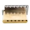 Musiclily Ultra Tremolo Unit Bridge with Modern Brass 42mm Brass and Insertable Tremolo Arm for American Vintage Strat Electric Chrome 10.5mm 6-Point