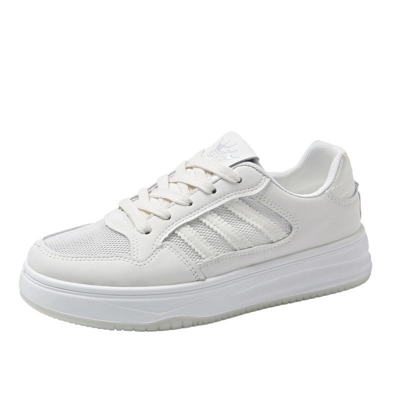 

Platform white shoes women s 2025 spring new versatile height-increasing student board shoes single shoes Korean version ins sports shoes 35