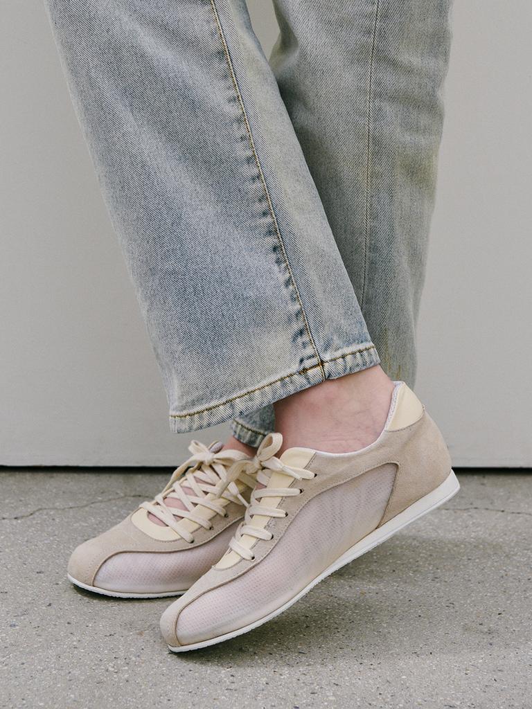 Byeuuns Bpp25206 Mesh Low Heel Sneakers / 3Colors