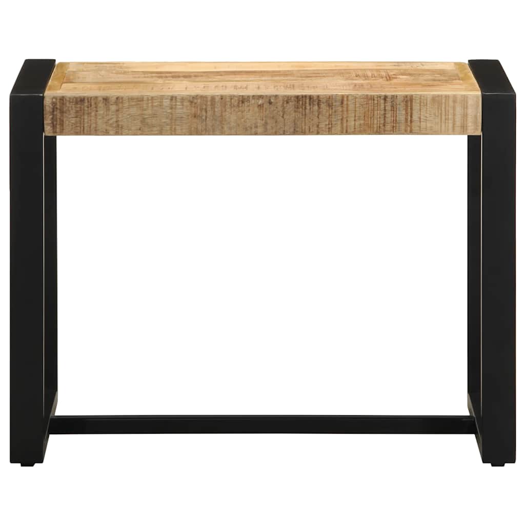 Bench 60x35x45 cm Rough Solid Mango Wood