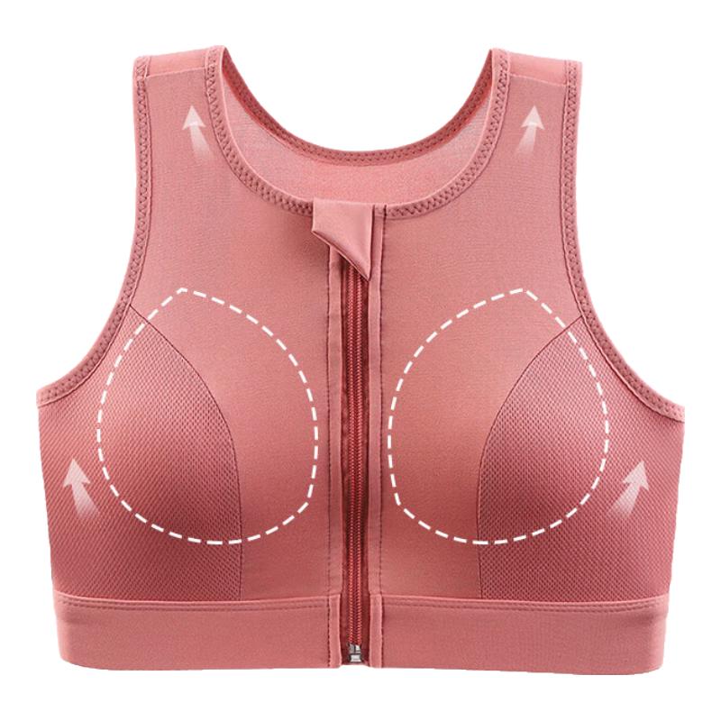 Women s High-Impact Front-Zip Sports Bra XXL