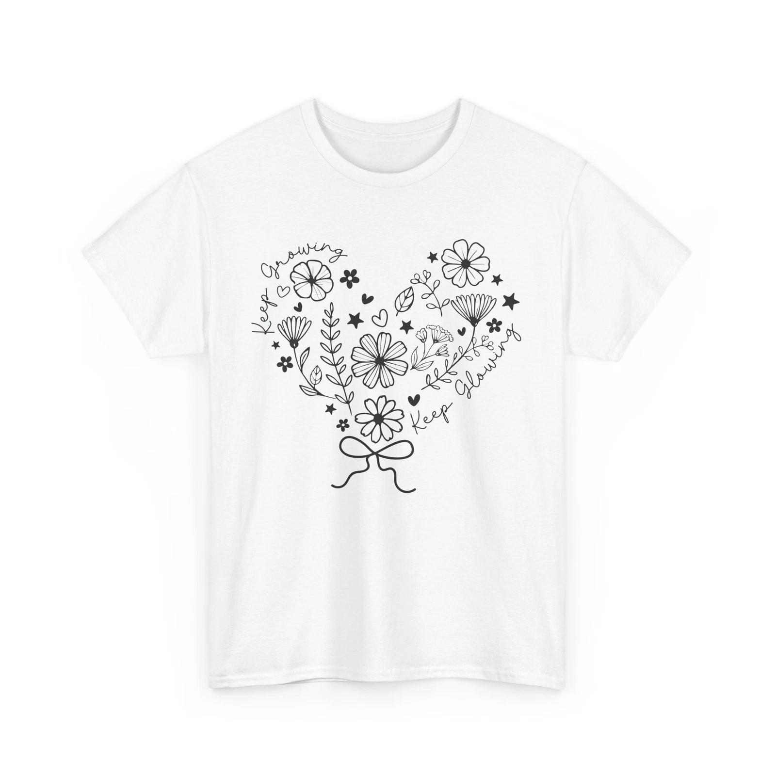 Cherry Blossom Season T-Shirt | Keep Growing Keep Glowing Shirt M