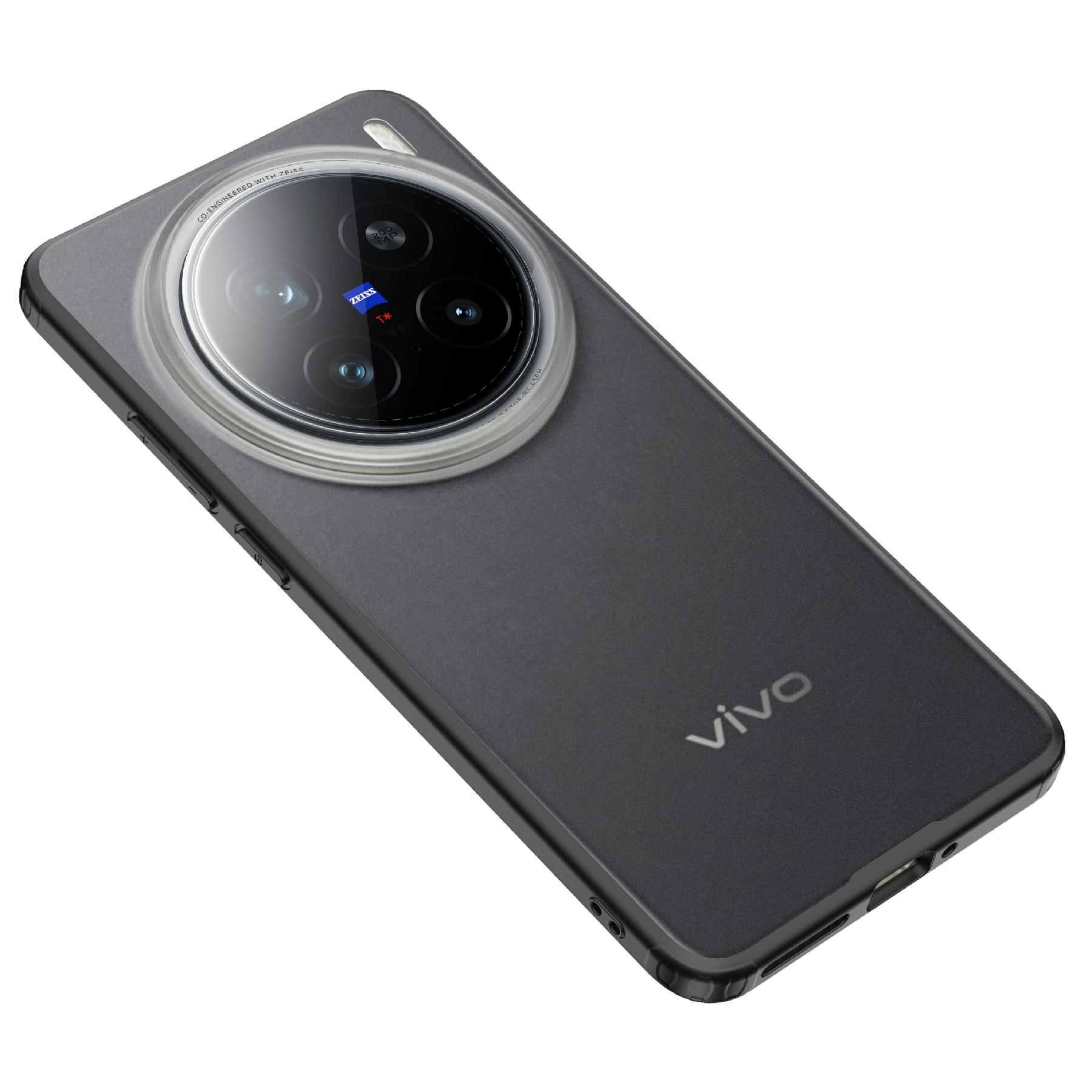 

Чохол для vivo X200 Pro 5G PC+TPU Чохол для телефону Захист повітряною подушкою Black