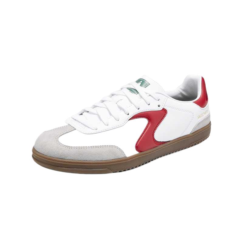 Skechers Hotshot Low Top Retro Training Shoes Comfortable Simple Versatile Durable Men sneakers White 254150W-WRD