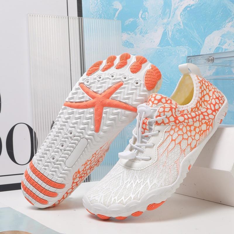 New outdoor barefoot diving non-slip single shoes swimming wading beach shoes fitness cycling hiking shoes five fingers up the river