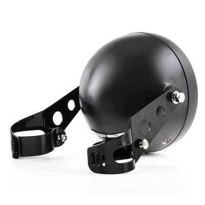 VOSICKY 5,75 inch 5-3/4 inch Carcasă Suport Suport de Fixare Kit de Fixare Carcasă Suport Suport Suport de Fixare Far Rotund Motocicletă Harley Davidson Compatibil (Negru)