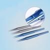 0.15mm Titanium Alloy Curved Tip High Precision Industrial Tweezers Anti-Magnetic Corrosion Resistant for Electronics Jewelry