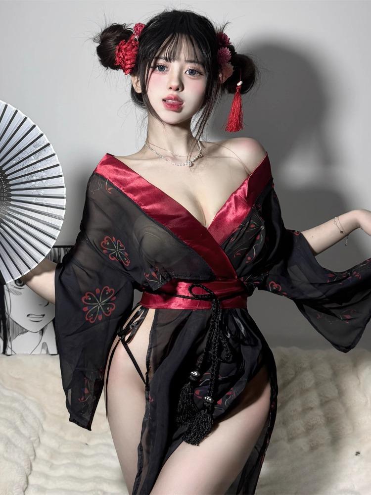 Naughty Maid Lolita Cosplay Cute Sexy Erotic Kawaii Outfit Club Costume Black White Women Uniform Dress Cute Bowknot Costumes