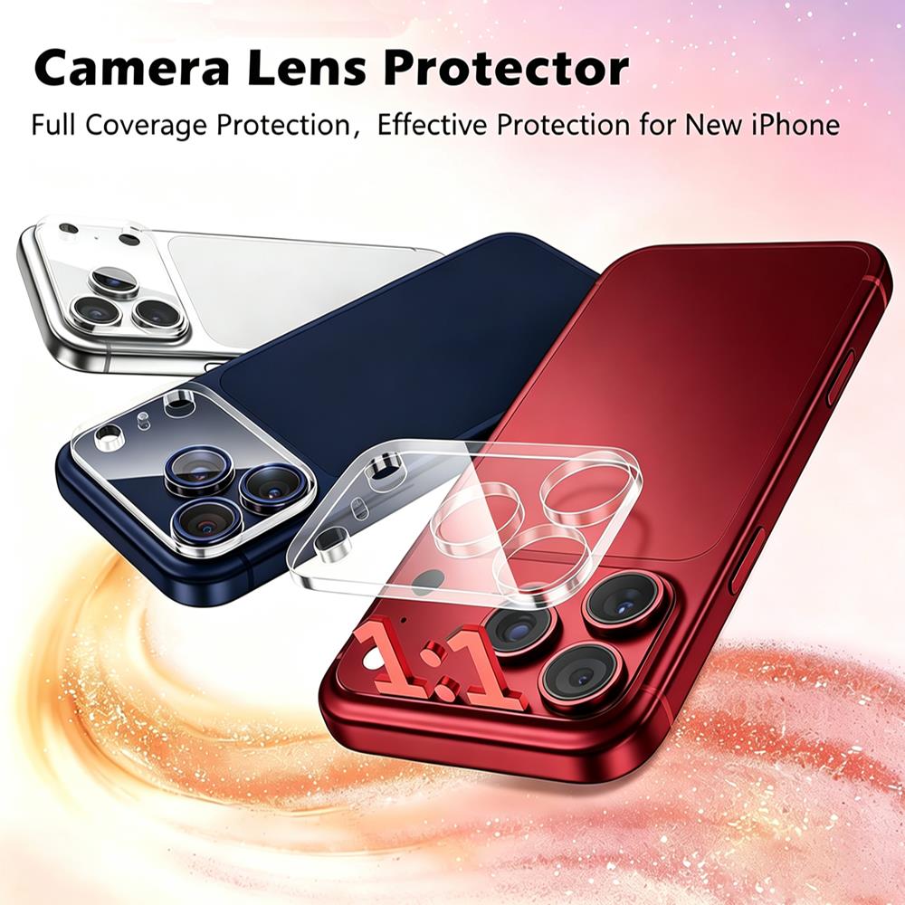 5-1Pcs Tempered Glass Camera Lens Protector for IPhone 18 Ultra Fold 18 Pro Max 3D Full Coverage Anti-scratch Protective Film 4