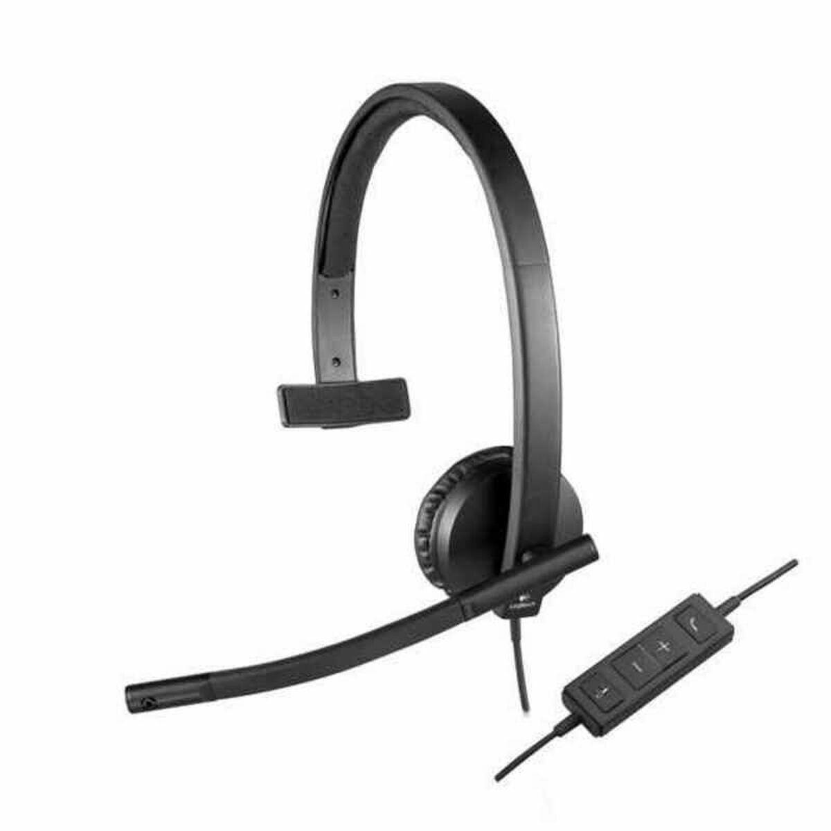 Logitech H570E, Kabelgebunden, Büro/Callcenter, 31,5 - 20000 Hz, 85 g, Kopfhörer, Schwarz - Bild 7