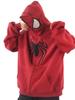 Women Men American Retro Spider Hooded Sweater Zipper Cardigan Loose Jacket