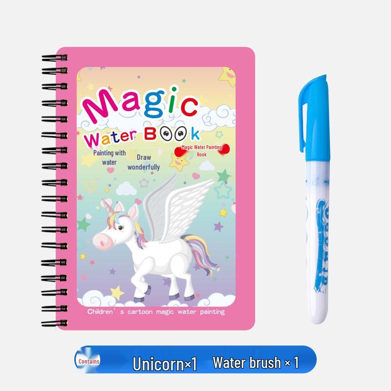 

DIY Magic Water Painting Book for Kids: Quiet Doodle & Coloring Album