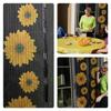 Mosquito Net Magic Mesh with Sunflowers (Art. 4744)