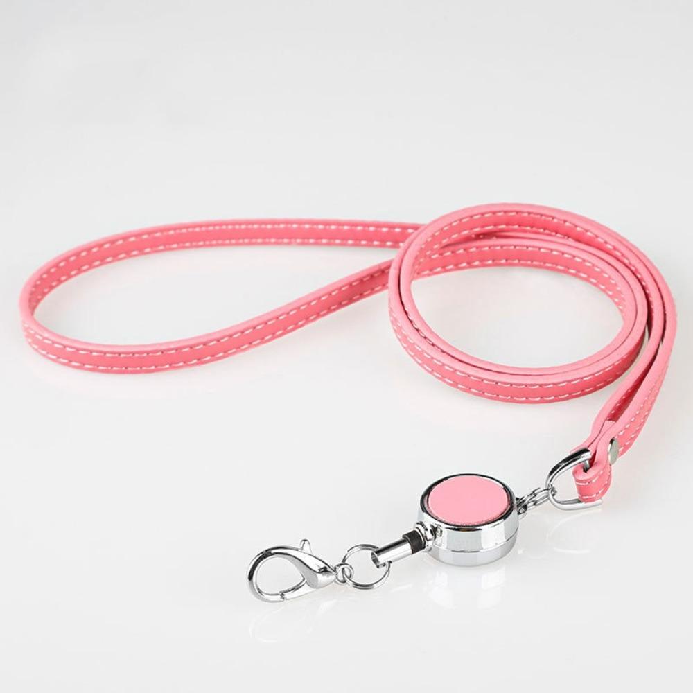 Bright Colors Lanyards Telescopic Sling Neck Hanging ID Badge Holder  Office School