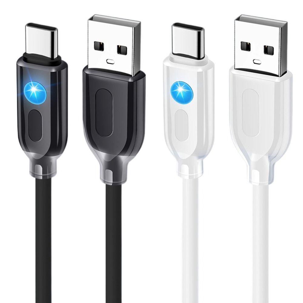 High Quality Universal 120W Type C Cable with LED Light Quick Charge Charging Cable 1M USB C Data Line