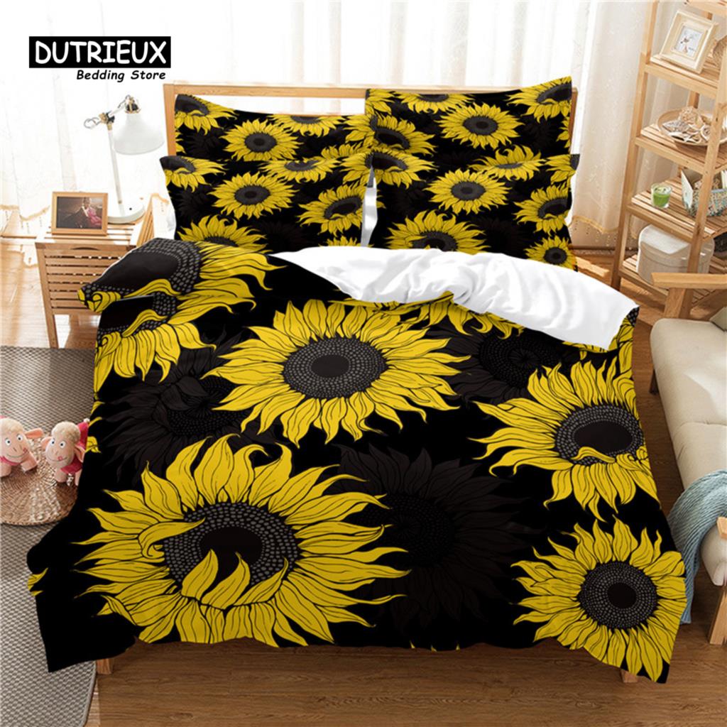 Cat Lovers Duvet Cover Set, Fashion Bedding Set, Soft Comfortable Breathable Duvet Cover, For Bedroom Guest Room Decor