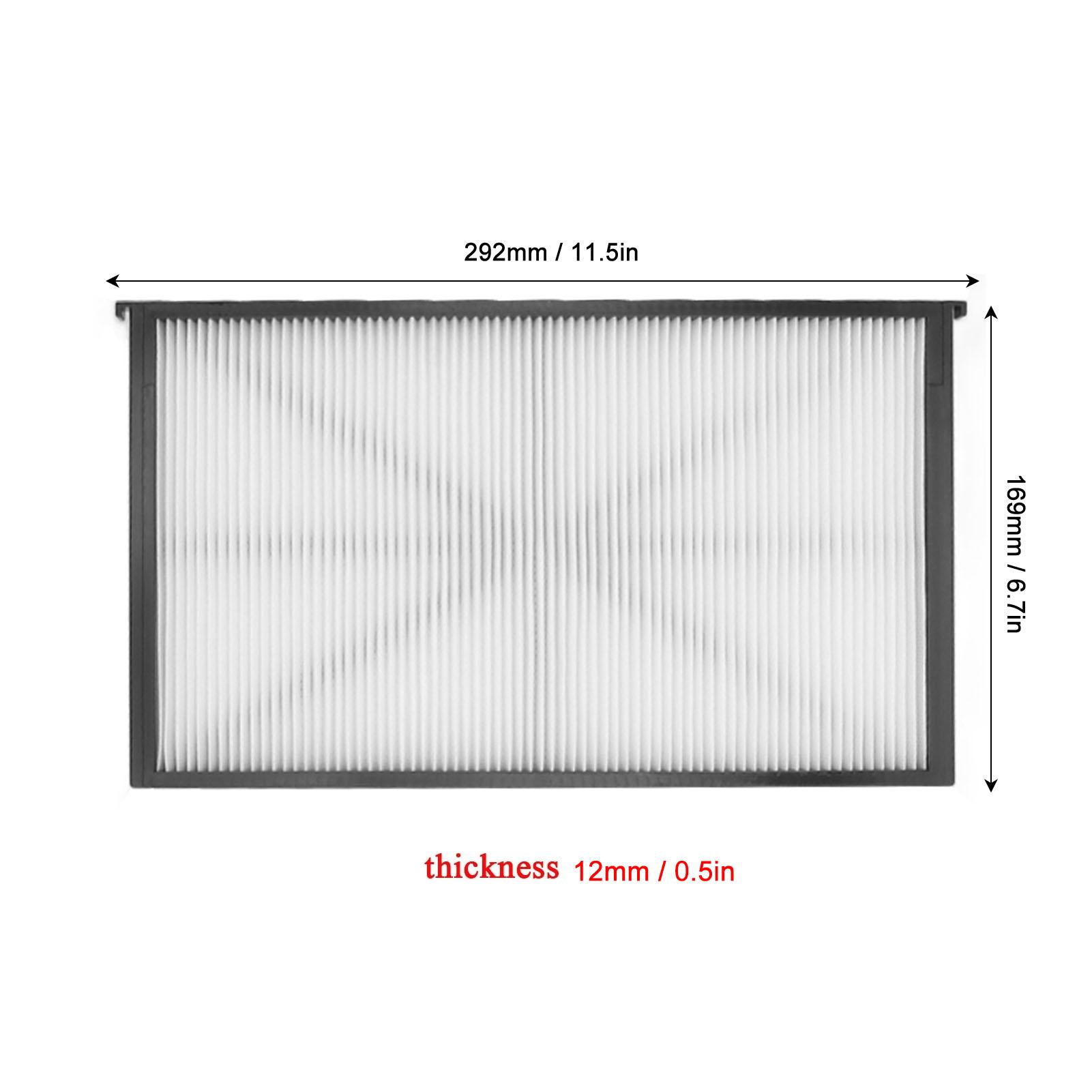 

2Pcs Robotic Pool Cleaner Filter Cartridge Activated Carbon High Efficiency Pool Replacement Filter Panel for TigerShark RCX7010 чорний