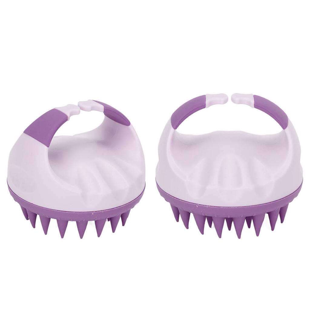 Hair Massager Soft Silicone Waterproof Manual Hair Massage Scalp Cleaning Anti Dandruff Shampoo Brush