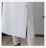 Black A-line Woolen Skirt: Hip-Hugging Design for Pear-shaped Figures, Thick Material for Autumn/Winter 2025, Mid-length.