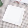 20pcs Square Disposable Paper Plates Cake Food Dishes Children Drawing DIY Crafts ToysM 20cm