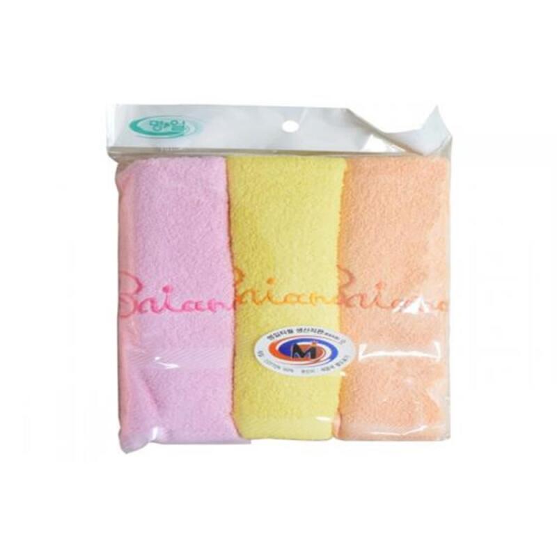 

Specially processed soft washcloth 3P [WD18FA4]
