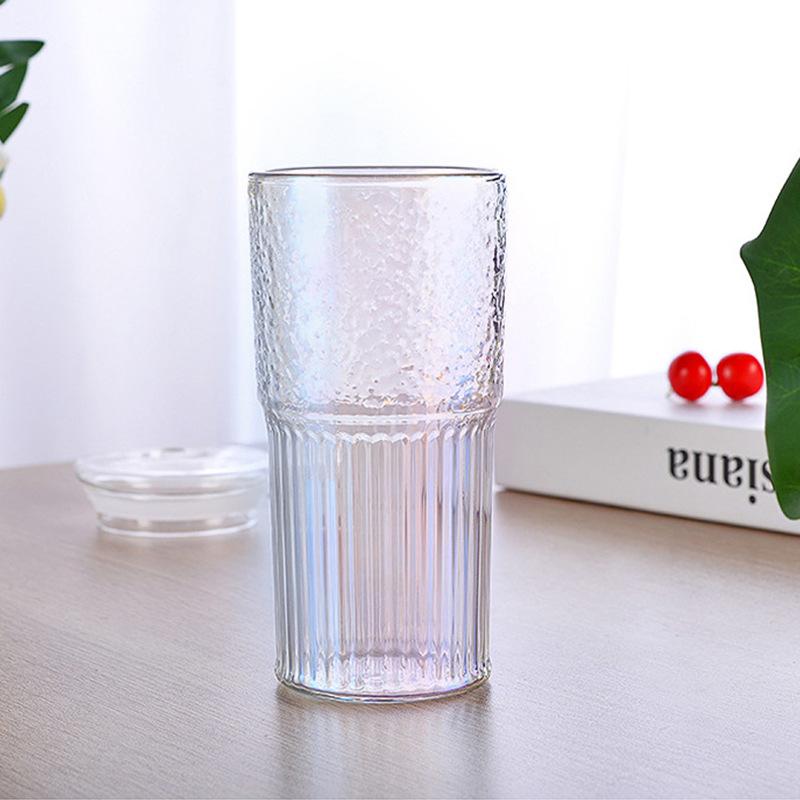Strohglas mit großem Fassungsvermögen, Obst-Teetasse, für den Haushalt, Sommer-Spezialgetränk, Saftbecher, Trinkbecher, hochborosilikat