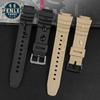 Gummi-Uhrenarmband für Casio AE-1200WH 1300WH 1000W W-216H SGW500 F-108WH Edelstahlschließe 18mm AE-1000W Mrn Uhrenarmband