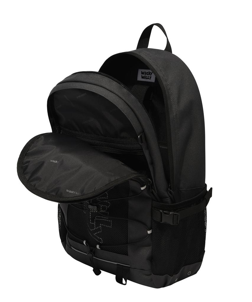 Wacky Willy [25Ss] Mesh String Backpack Charcoal