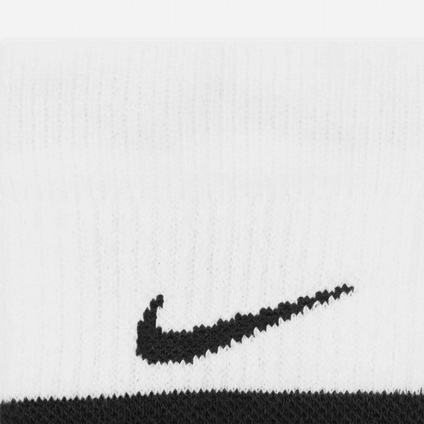 Nike Kids' Apparel Basketball Crew Socks Kids Socks 3 Pack Black White Kids' CW6063-100