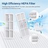 AT19-Replacement Parts Kit For Narwal Freo Robot Vacuum Cleaner- Main Roller Brush, Hepa Filters, Mop Pads& Side Brush Accessori