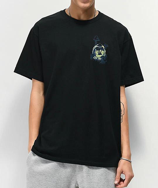 A-Lab Planet Of Fungi Black Tee Shirt Alab New XXL