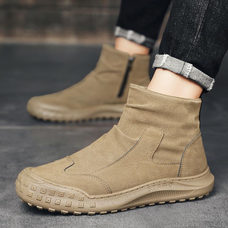 Labor insurance new autumn welder Martin shoes autumn and winter boots work tide shoes