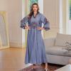 In-Stock Embroidered Abaya: Loose-Fit Women's Dress, Middle Eastern Style