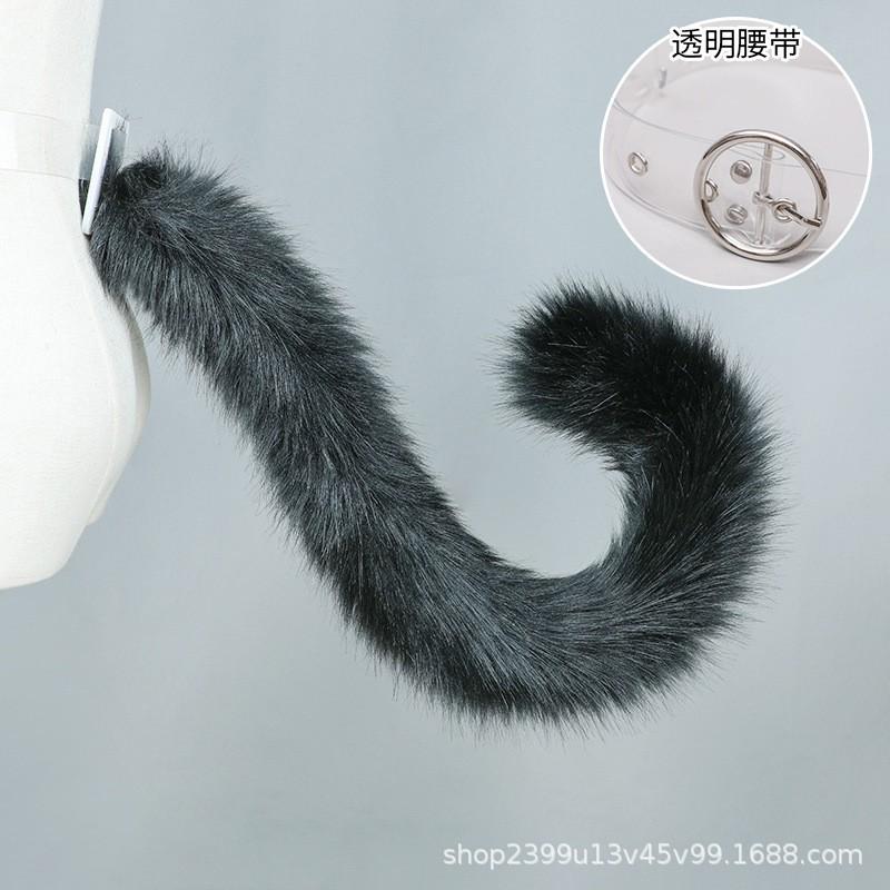 Handmade Plush Animal Ear Tail Headband Cosplay Anime Convention Cute Cat Fox Ears Hair Accessory