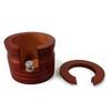 Elegant Coffee Bottomless Portafilter Tamping Station Accessories Professional Wooden Holder Espresso Tool Stand