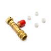 Air-conditioning Fluoride Safety Valve Adapter Anti-Air Leakage Brass