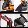 1/87 Excavator Diecast Alloy Tractor Static Engineering Model Simulation Engineering Vehicle Children Gifts Construction Toys