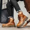 Móda Žhavé Podzimní a zimní pánské boty Retro klasický britský styl Denní outdoorová motorka Kvalita Business Office Kůže Sh