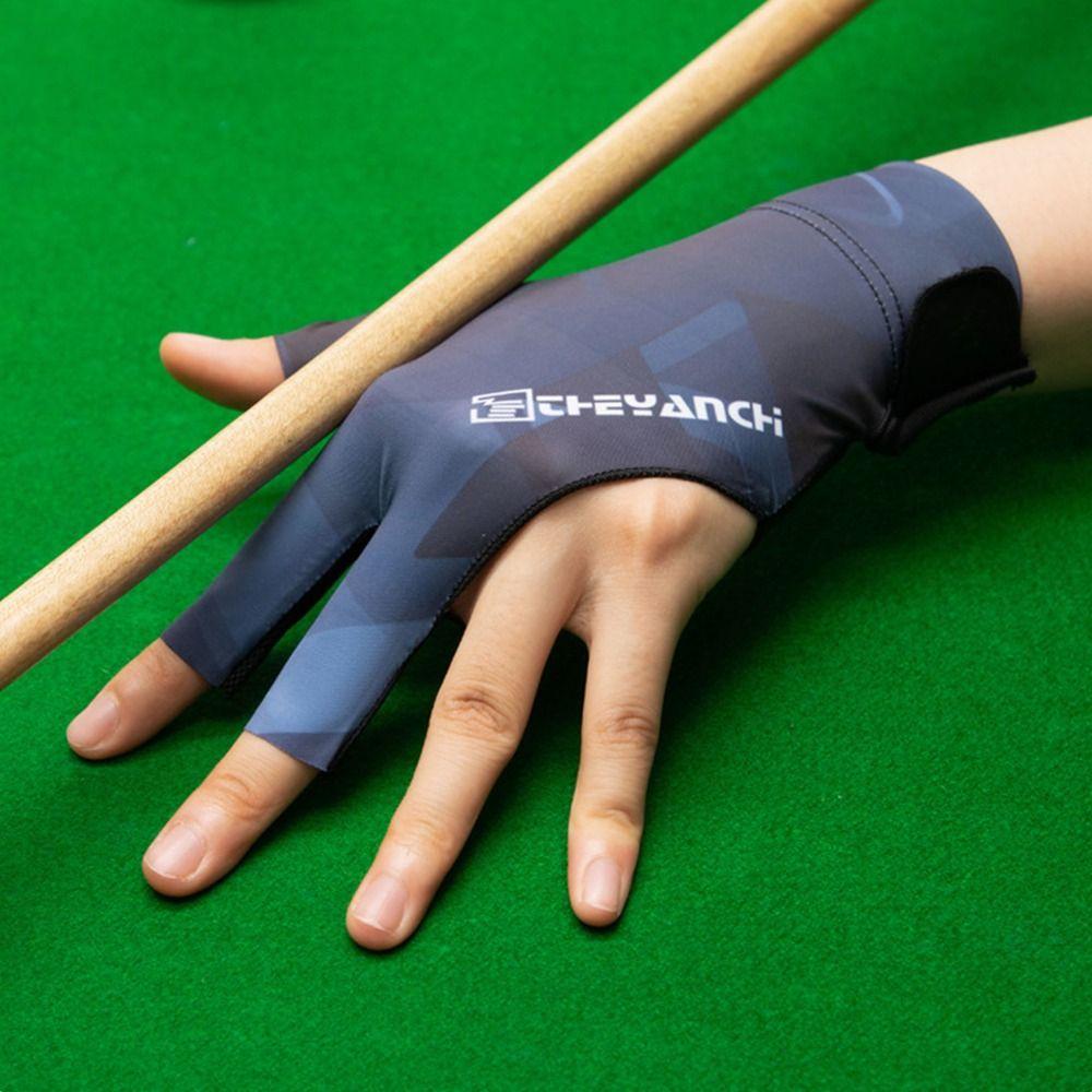 1Pcs Elasticity Cloth Three Finger Glove Left Right Hand Snooker Accessory Billiards Glove  Billiard