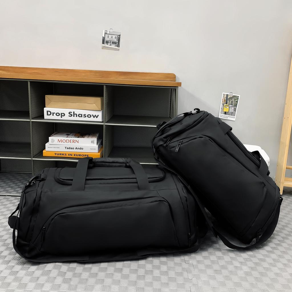 Paar Ausflug Gepäcktasche Große Kapazität mit Schuhfach Hand-Heat Reisetasche Trocken- und Nass-Trennung Kann für Zugstange verwendet werden Fitnesstasche