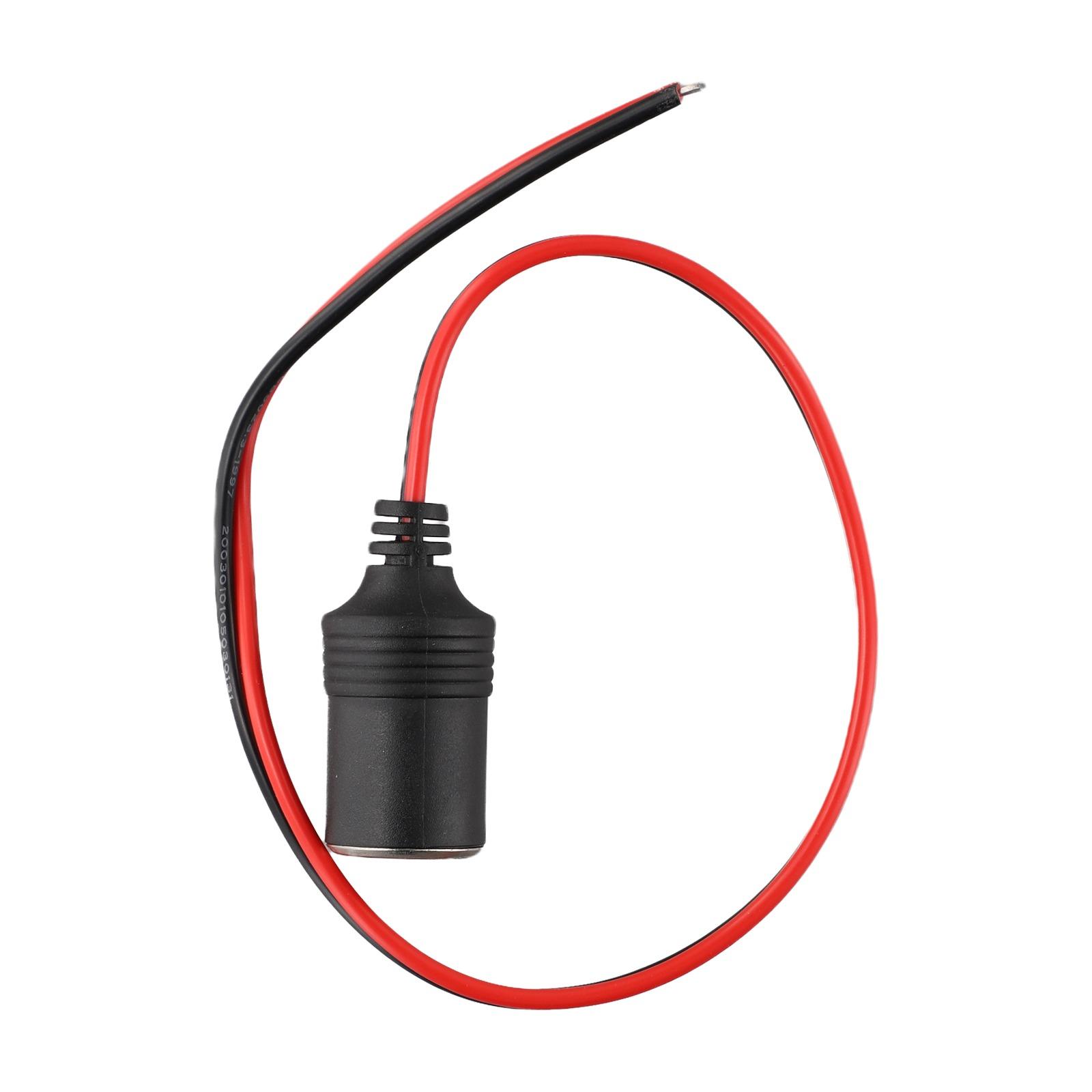 

12v 13A 120W женский автомобильный зарядный кабель женский разъем адаптер универсальный разъем разъем адаптер чёрный