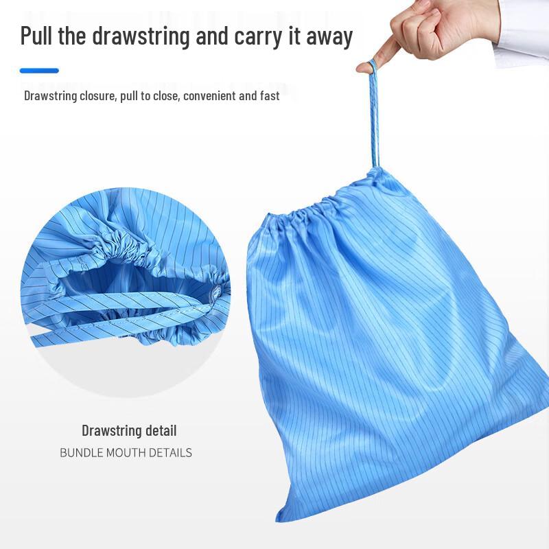 Cleanroom Drawstring Storage Bag