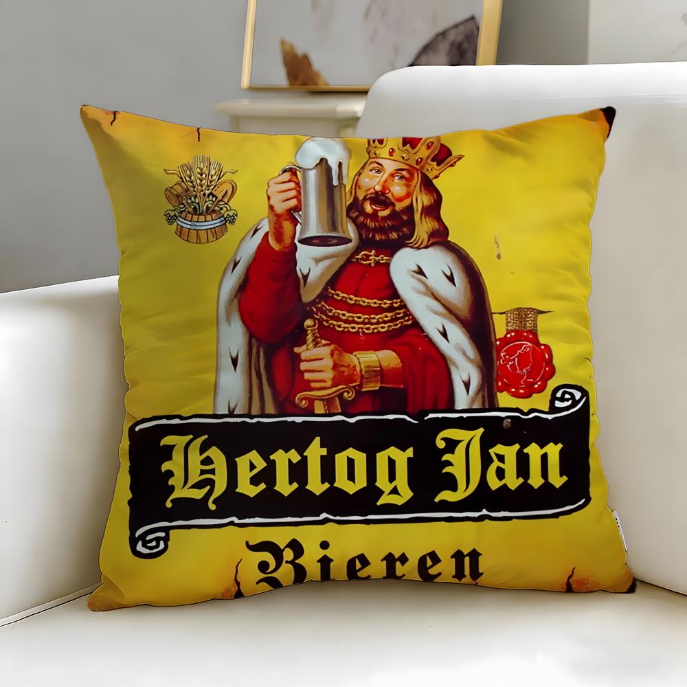 Stylish Hhertog JANSable Cushion Cover Soft EasyWash Pillow Case Versatile for Couch Bed Travel and Office