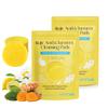Turmeric & Kojic Acid Face Cleansing Foaming Pads for Skin Brightening, Acne Prevention & Dark Spots, With Vitamin C, For All Skin Types (Pack Of