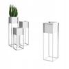 FLOWERPOT Metal Flowerpot Cover White Loft Nantes 23x23x75