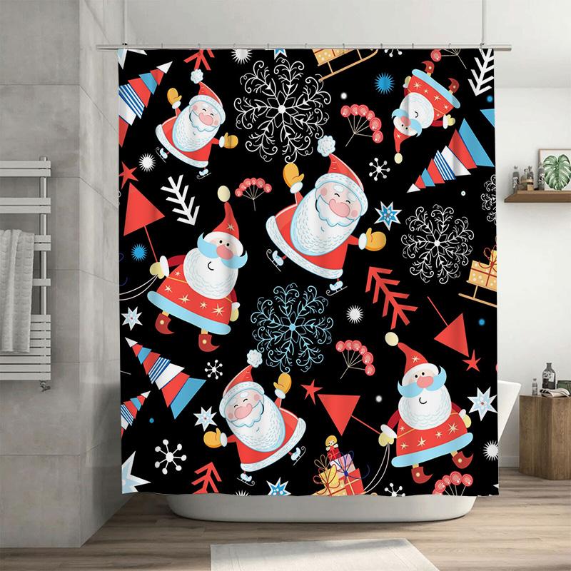 

Tu Bathroom Shower Curtain Floral Vintage Pattern Waterproof Fabric Decor Farmhouse Rustic Home Textile Washable Set W60H190(CM)-1 Pcs