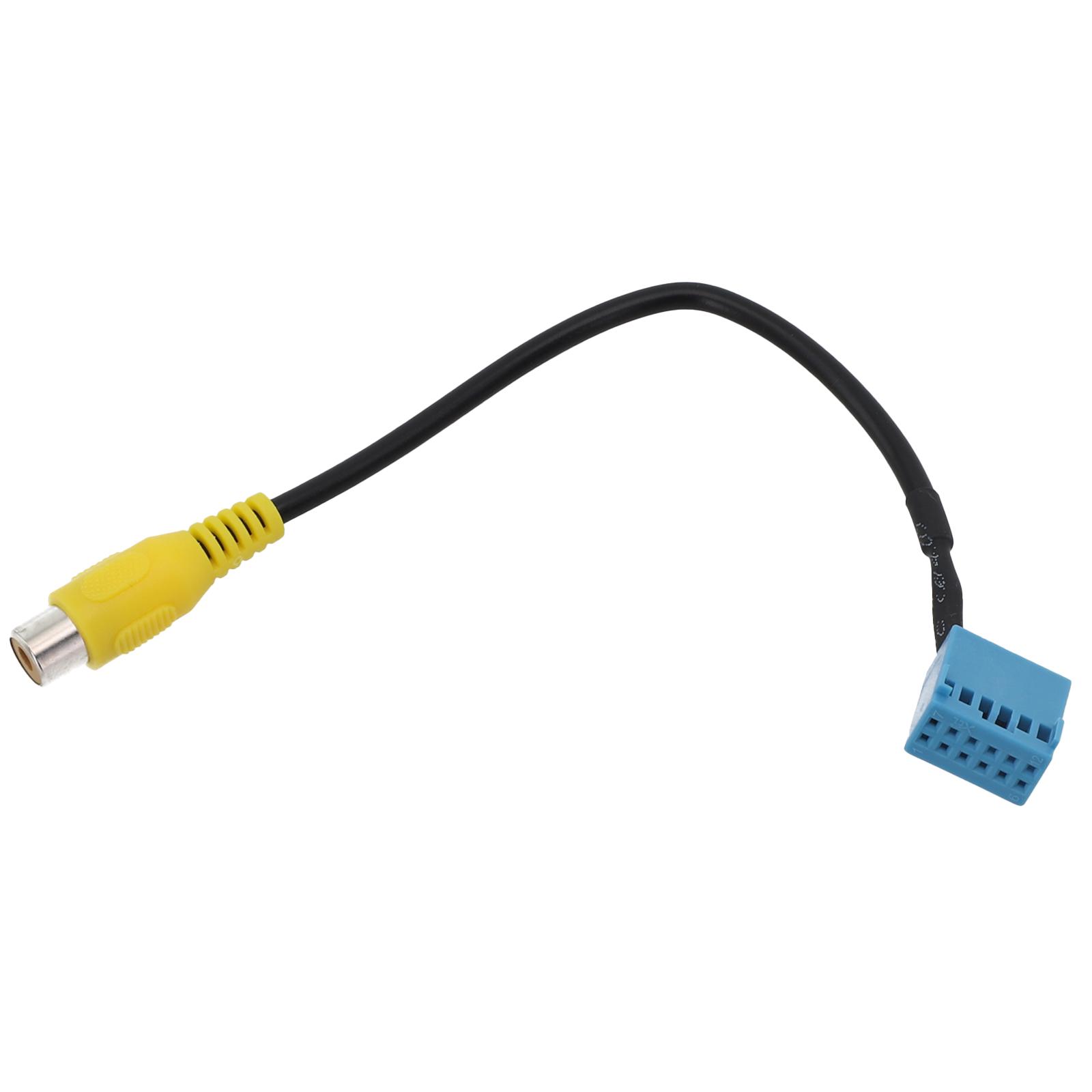 

Адаптер кабеля RVC для камеры заднего вида для Golf, Passat B6, Touran, MIB RCD330G, радио, камера заднего вида, адаптер кабеля RVC чёрный