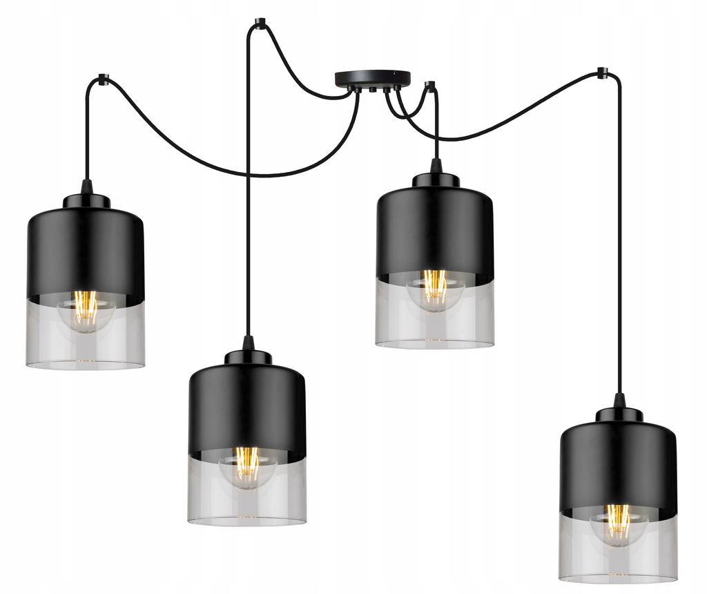 MODERN GLASS SPIDER CEILING HANGING LAMP